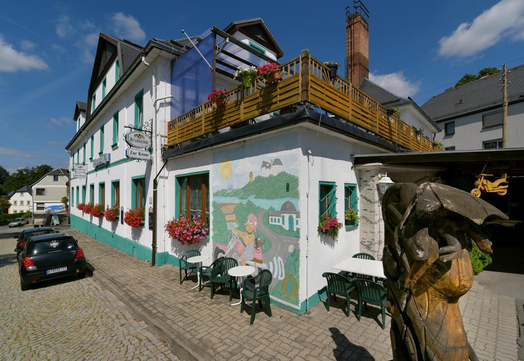 Hotel-Gasthof Zur Krone Saalburg Luaran gambar